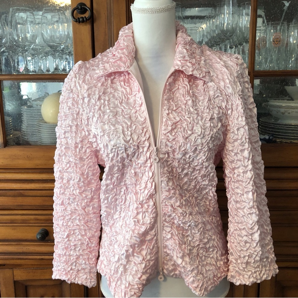 EUC Joseph Ribkoff crinkle jacket